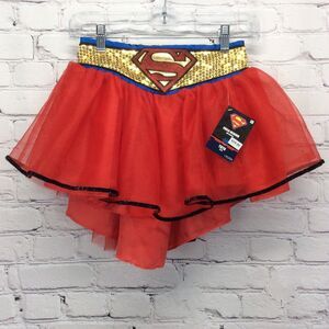 DC Comics Supergirl Skirt/Tutu Girls Size 8-10 Ages 6+ Costume Cosplay Halloween